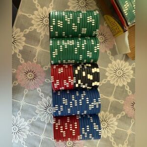 Colorful Poker Chip Set